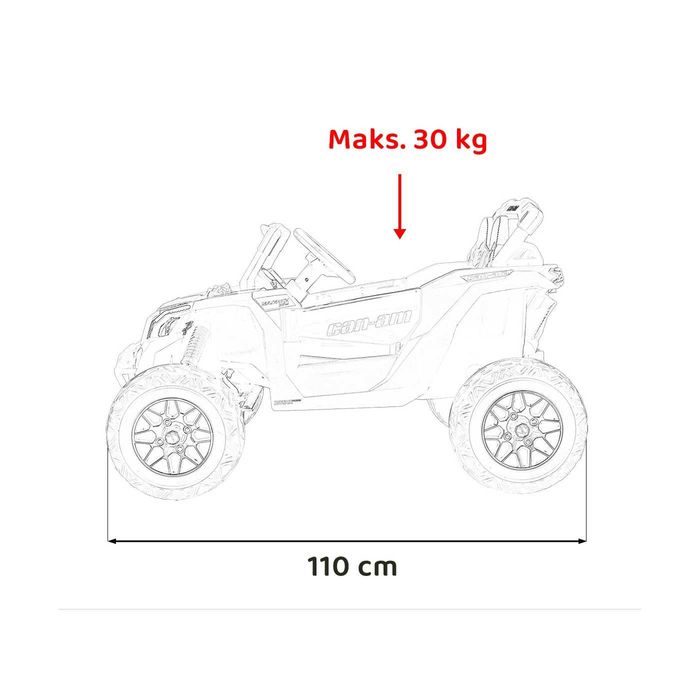Samochód Jeep Buggy ATV CAN-AM Maverick na akumulator dla dzieci