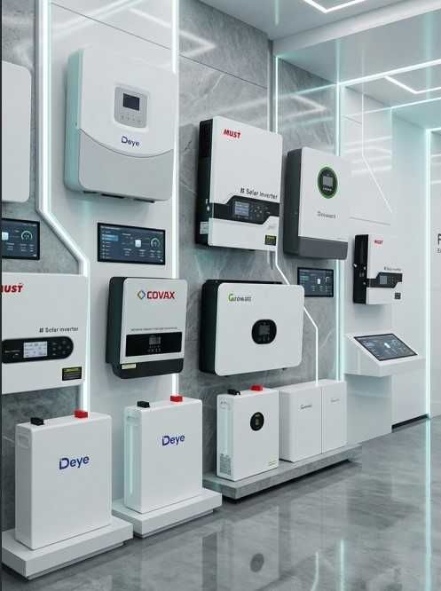 Система резервного живлення MUST PV1800 24V (3.2 кВт, 4 кВт) + Акумулятор LiFePO4  Гибридный инвертор ДБЖ для дома ИБП