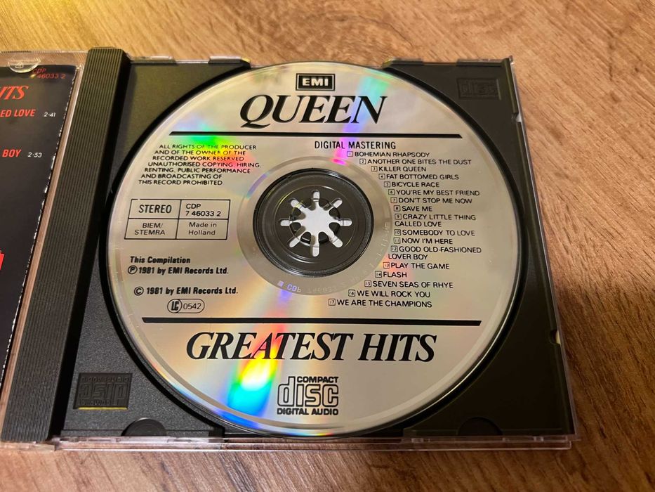 Queen CD Greatest Hits 1wyd. 1981 EMI Records