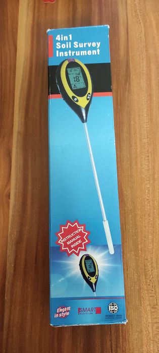 Тестер 4 в 1 аналізатор грунту землі почвы анализатор
