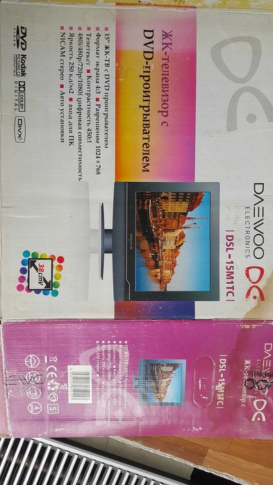 Телевизор LCD DAEWOO 15 DVD