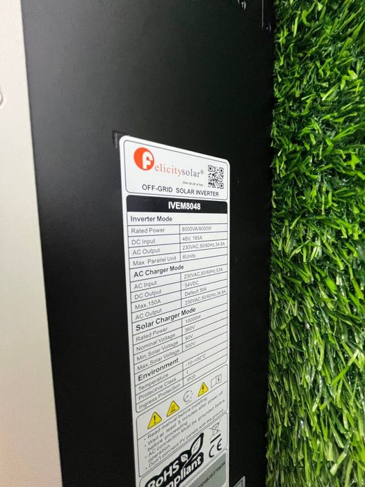 Инвертор 8-10квт и аккумулятор 5-16квт  Felicity
