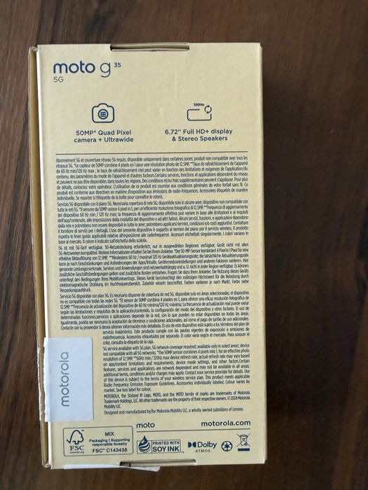 Motorola Moto g35 5 G 8/128 GB