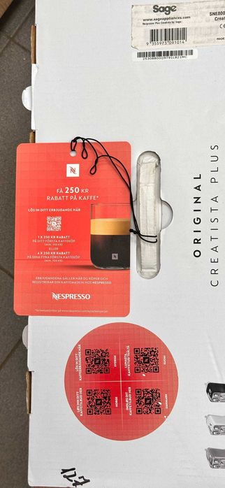 Кавомашина Nespresso Creatista Plus Original Stainless Steel з паровою трубкою для капсул/капсульна/кавоварка/Кофемашина/sne800bss4end1/Нова/Гарантія!