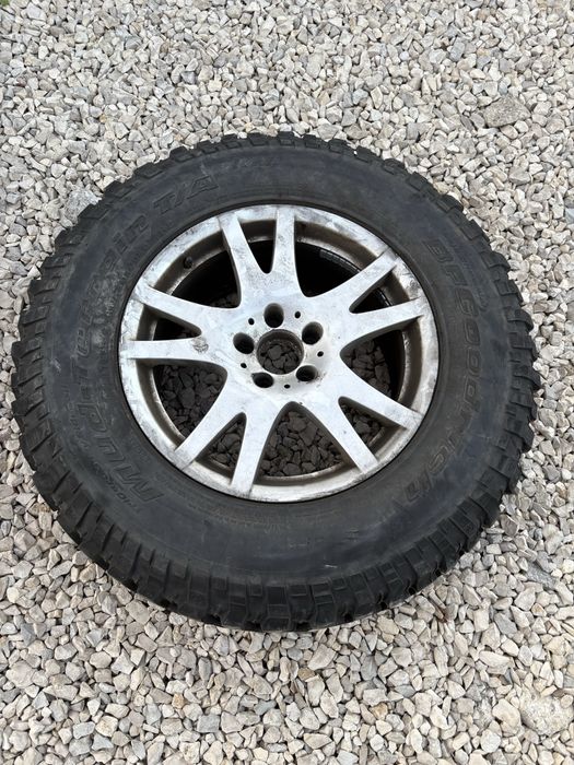 Opona koło 5x112 felga mercedes cls ml w163 255/75/17 opona bfgoodrich KM / AT 255/70/16