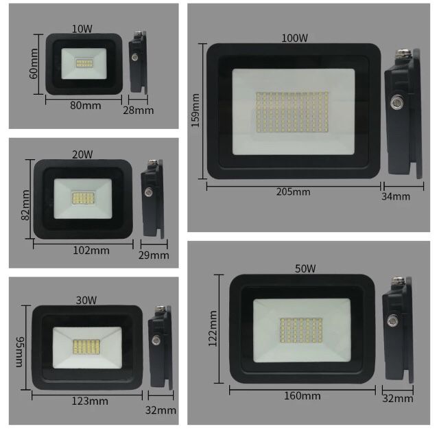Projector 10w 30w 50w 100w 200w c/garantia