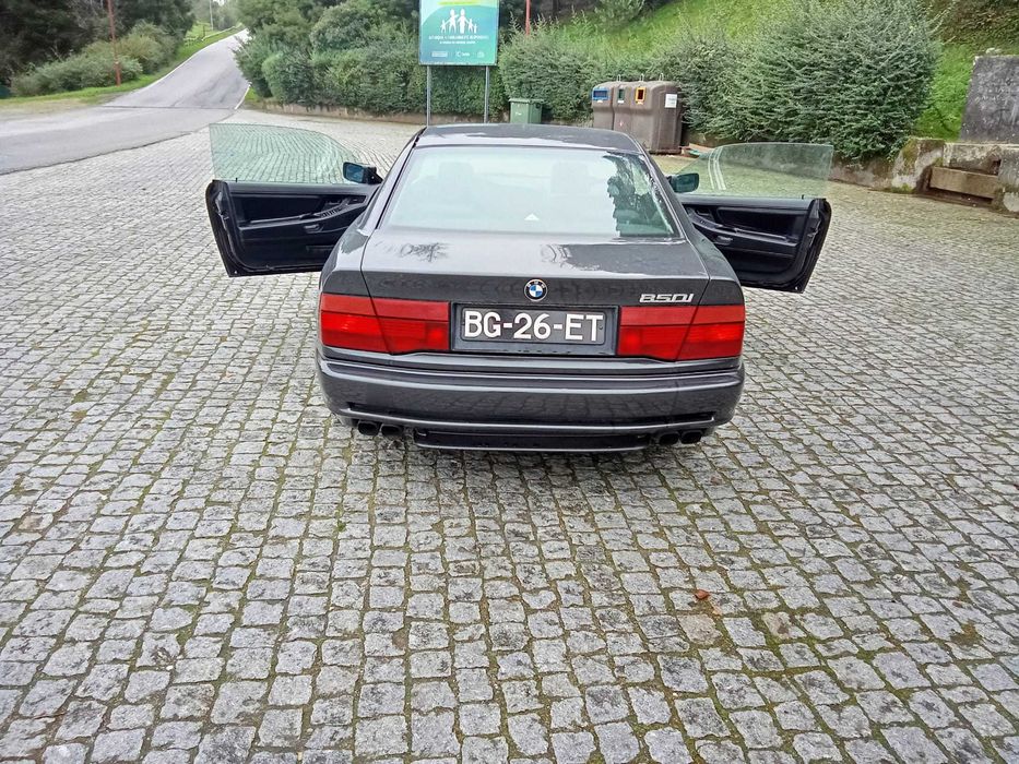 Vendo bmw 850i preto ano 1990