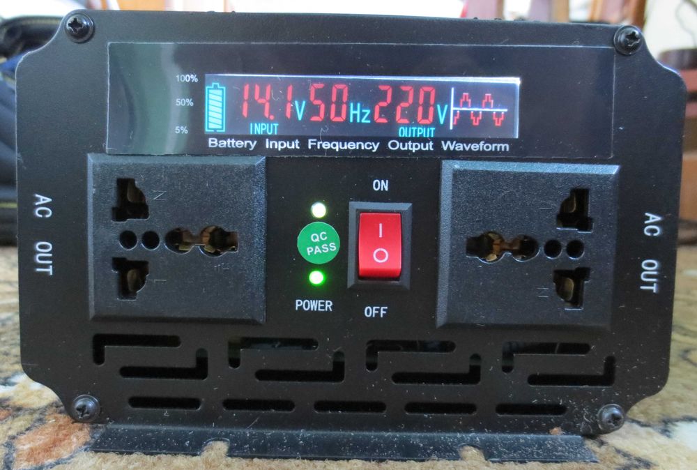 Инвертор. 12В --220В. Бесперебойник с зарядным устройством.