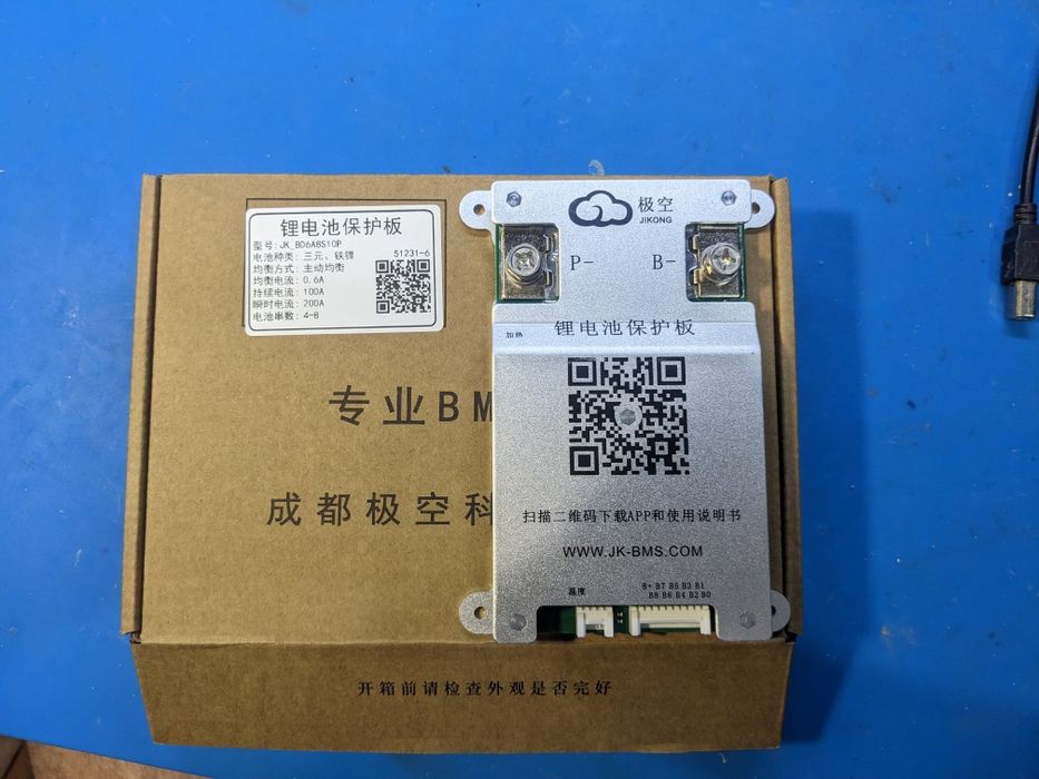 Смарт бмс Bms jk-bd6a8s10p 4-8s 100-200a