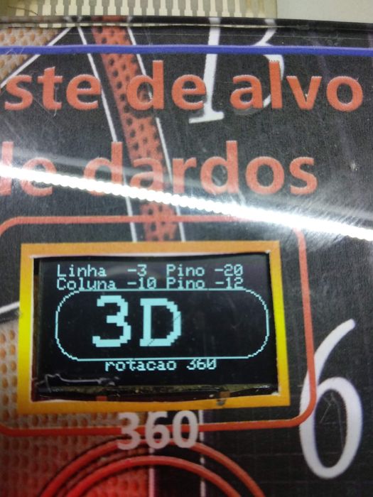 Teste de membranas de máquina de setas