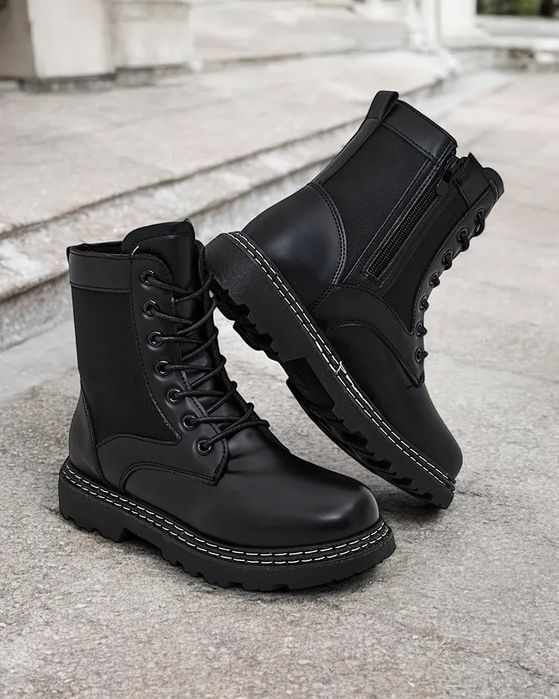 36 37 38 botki 39 40 41 glany ocieplane workery na grubej podeszwie