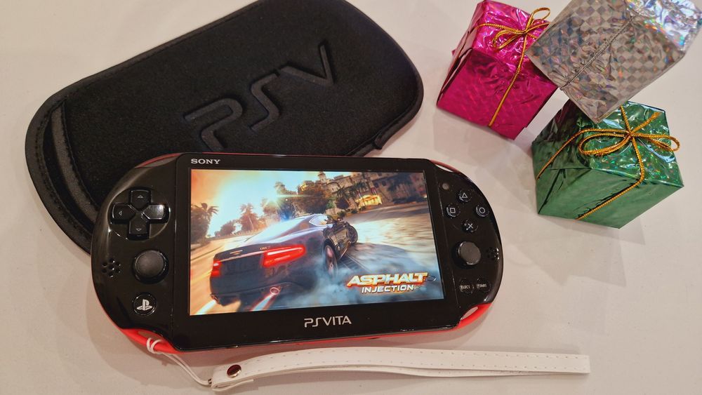 Sony Ps Vita Slim 67игр +чехол!