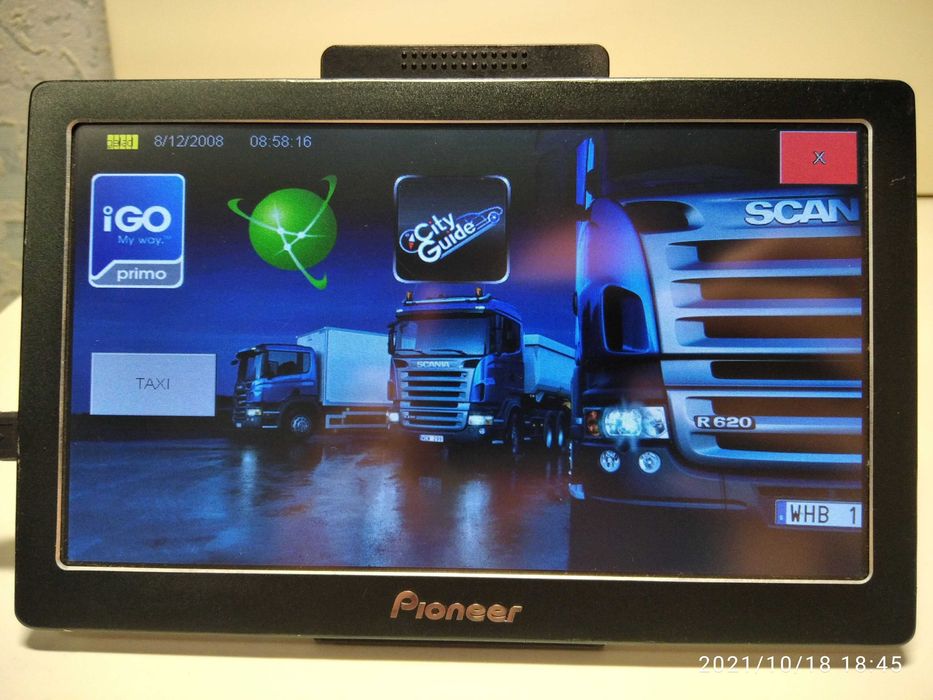 TIR Грузовий GPS навігатор Pioneer 7 дюйм. Європа, Азія, Україна 2025р