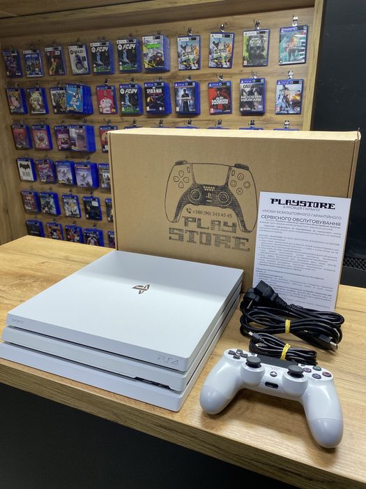 Sony PlayStation 4 Pro 1TB White Біла - ГАРАНТІЯ