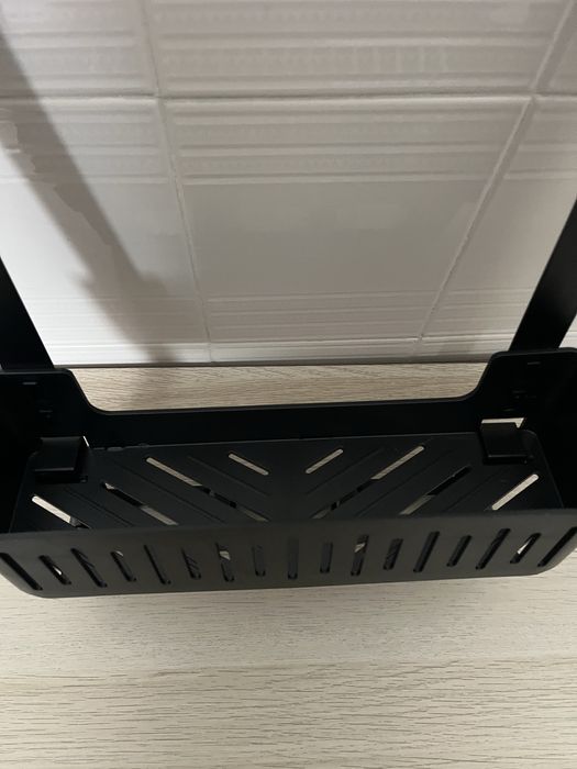 Prateleira preta de chuveiro NOVA