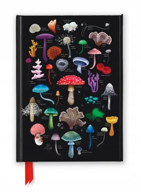 Anna Stead: Mushrooms & Fungi (Foiled Journal). Flame Tree