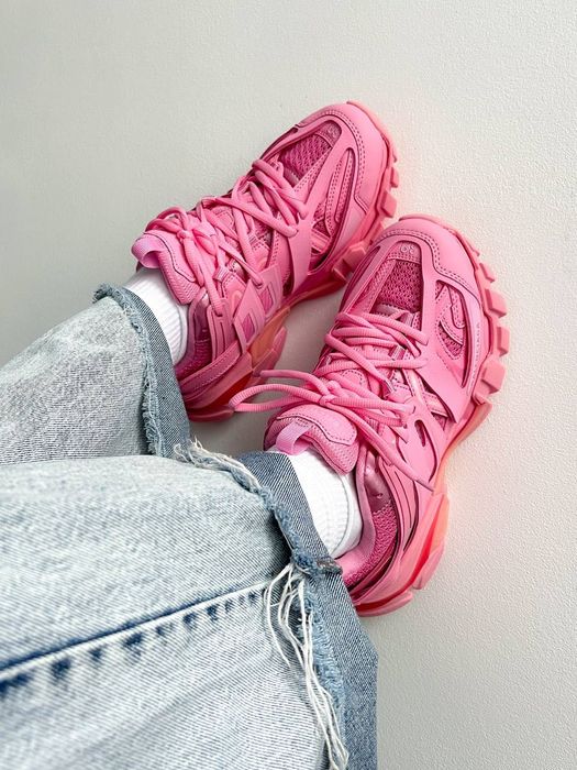 Кросівки Balenciaga Track Trainer Pink / кроси Баленсіага Трек рожеві