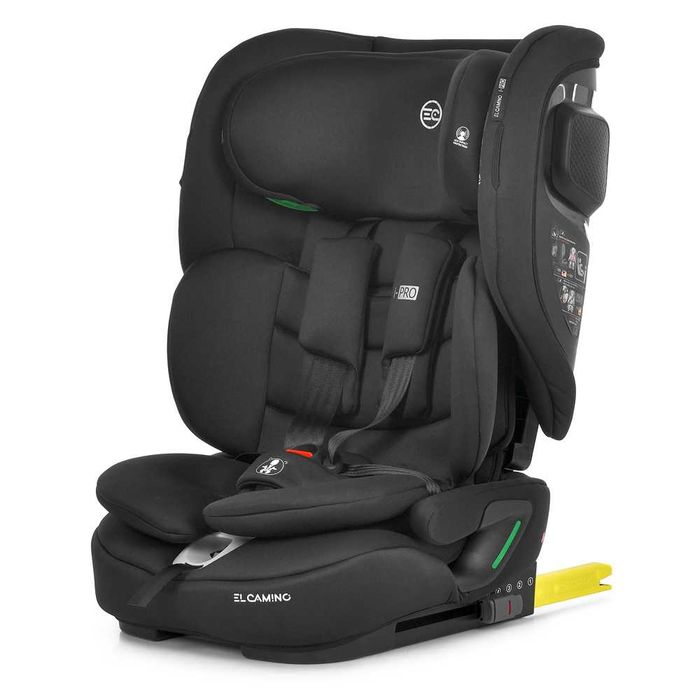 Дитяче Автокрісло El Camino i-PRO i-SIZE R129, ISOFIX сірого та чорного кольору