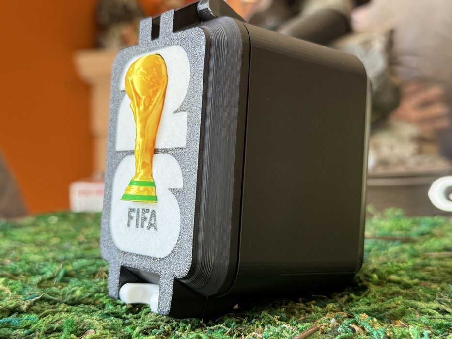 Porta Cromos Mundial 2026 Preto – Capacidade para +300 Cromos