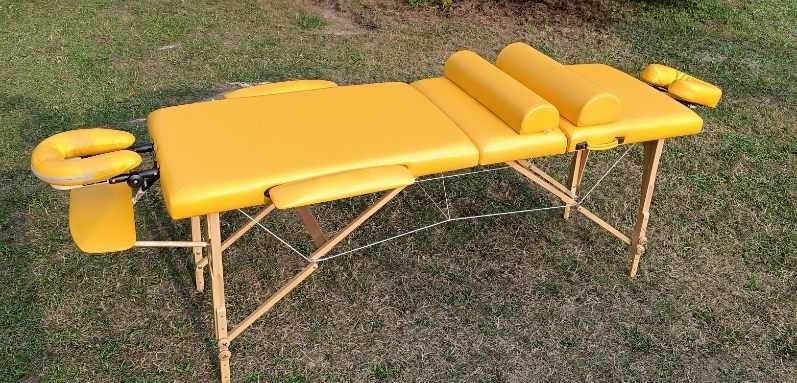 Stół do masażu drewniany firmy Habys