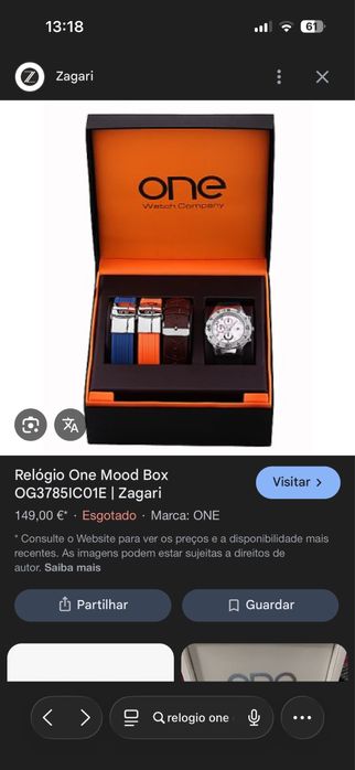 Relógio One Mood Box