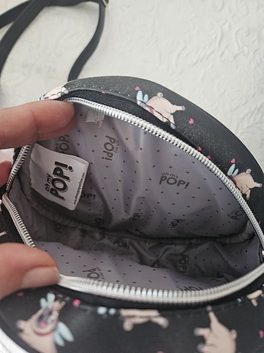 Mala tiracola cão pug da Oh my pop! Nova