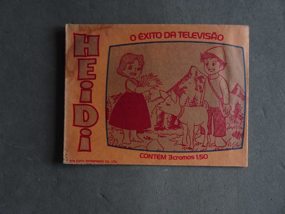 Carteira de cromos fechada Heidi (laranja)
