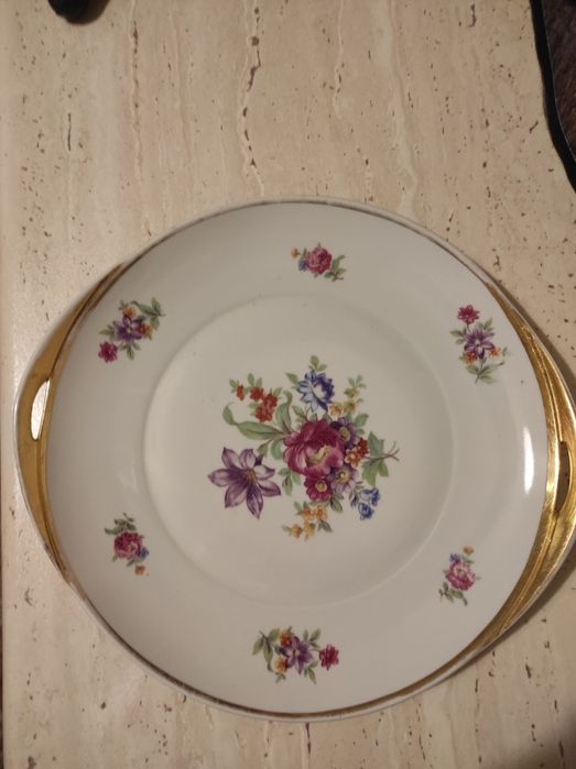 Talerz porcelanowy Ćmielów