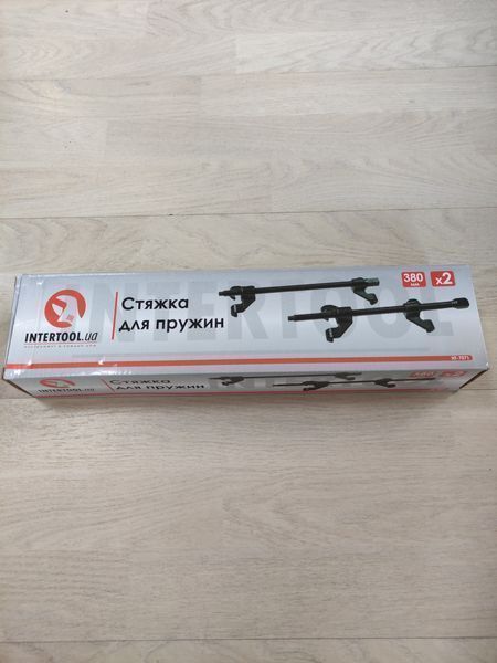 Стяжка для пружин 2 шт INTERTOOL HT-7071, 380мм стяжки для пружин авто