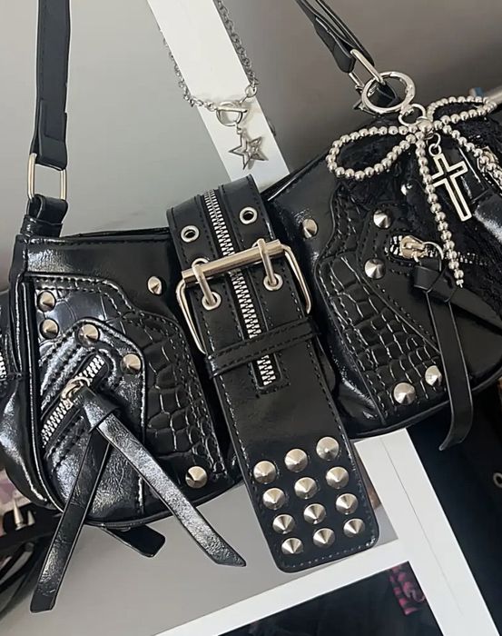 сумка y2k Balenciaga сумка черная drip opium опиум sk8
