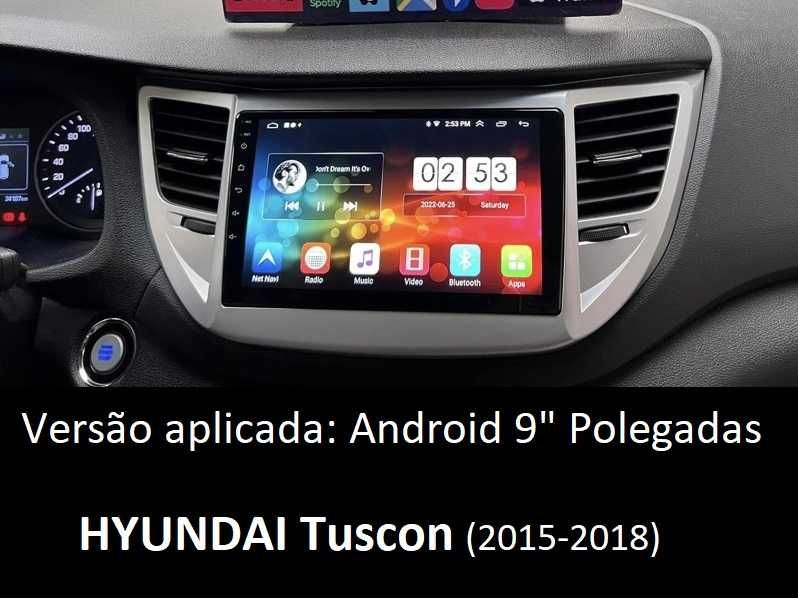 Rádio 2DIN • HYUNDAI • IX-35 • Tucson • Kauai • Veloster • Android