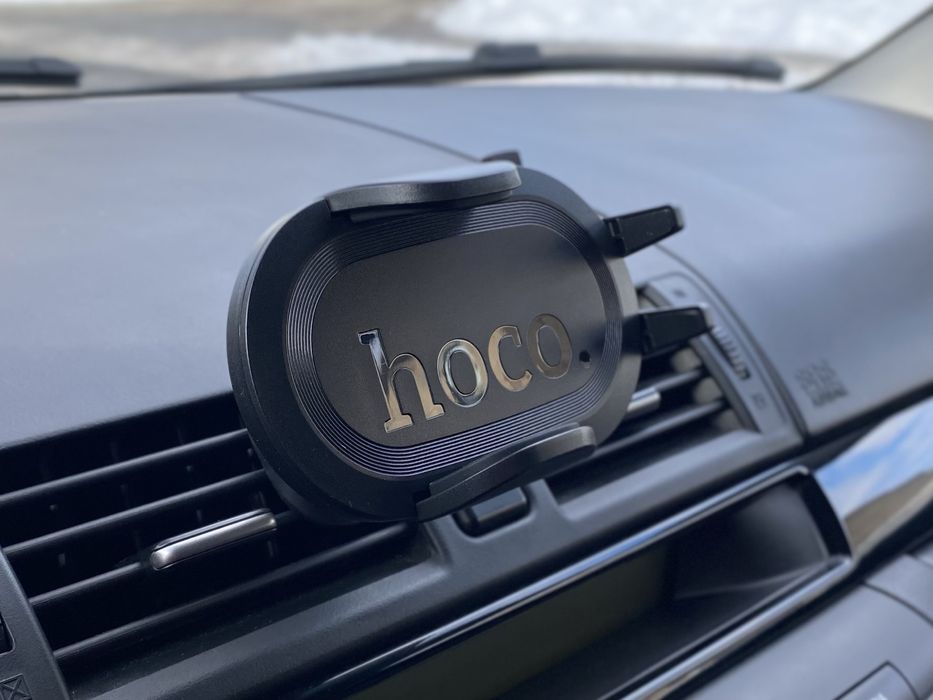 Держатель для телефона в машину в воздуховод HOCO H53 Черный
