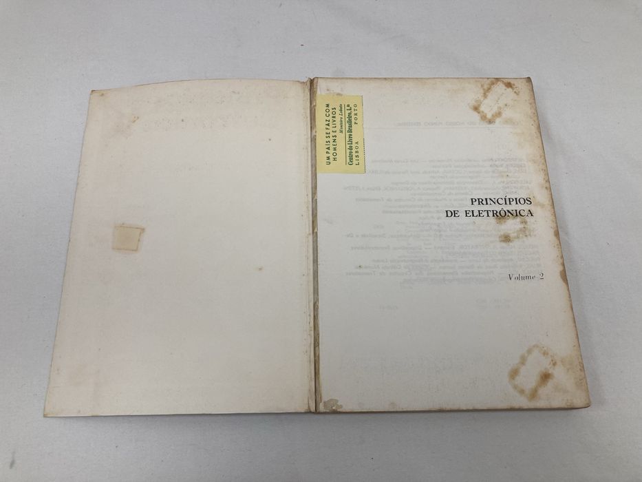 Livro Princípios de Eletrónica, Volume 2