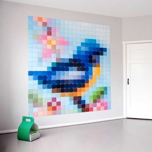 Painel decorativo "pixel"