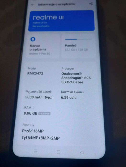 Realme 9 pro 8gb
