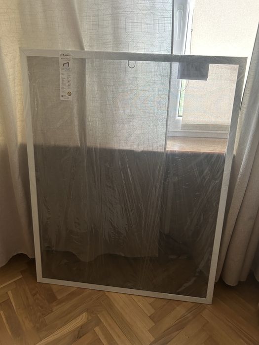 sztywna moskitiera okienna Karpol 102x129 cm biała szara siatka moskitiera Katowice