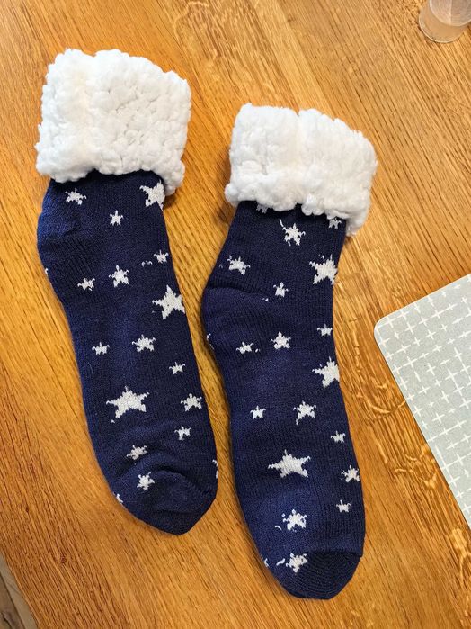 Zimowe skarpety ocieplane