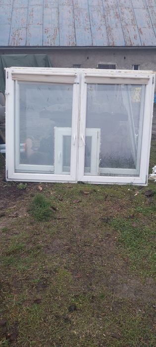 Okna 2 szybowe z demontażu 4 sztuki