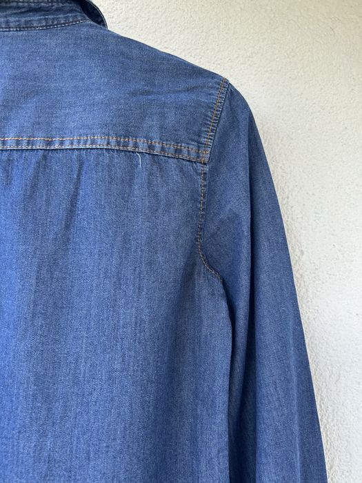 Zara jeansowa koszula denim bawełna