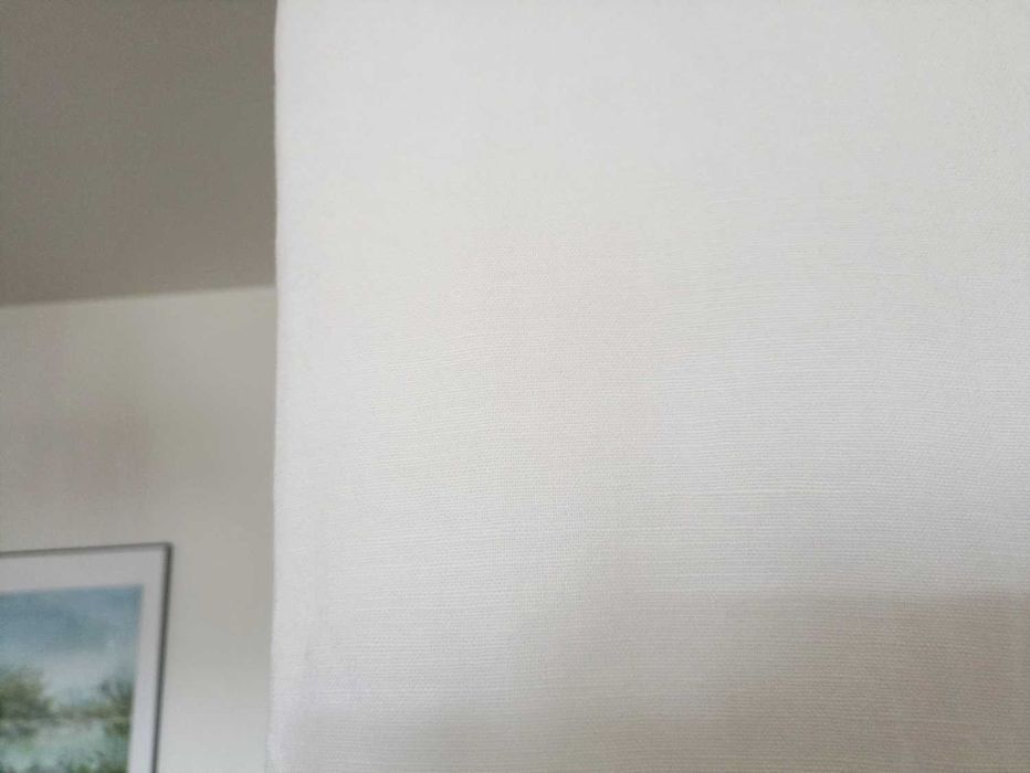Klasyczna biała ołówkowa spódnica z lnem Wallis