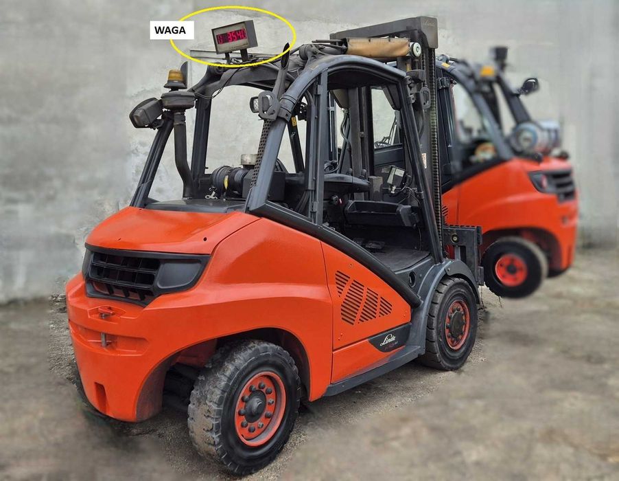 Linde H50D-600 • 2019r • DIESEL • waga elek. • leasing • wózek widłowy