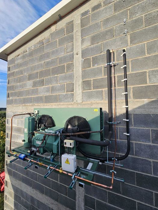 Agregat chłodniczy dla komory chłodniczej mroźni przechowalni