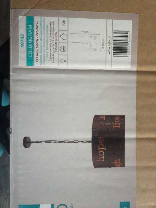 Lampa wisząca Coldingham