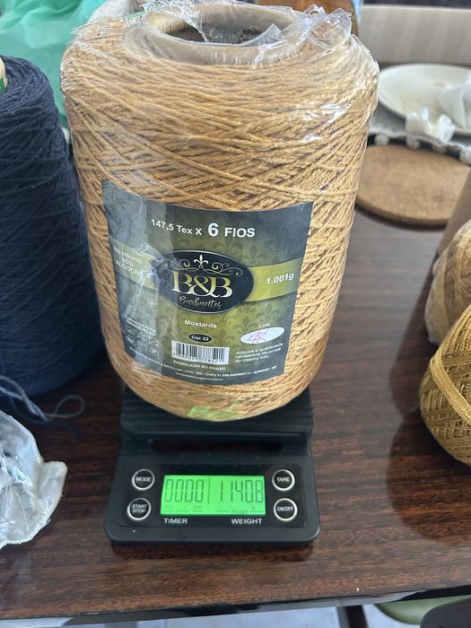 4,5KG de Fio de Barbante 6 para croche