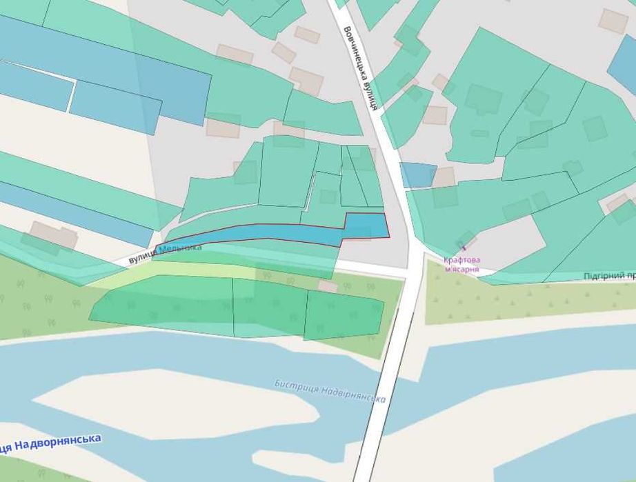 Продається земельна ділянка в с. Вовчинець