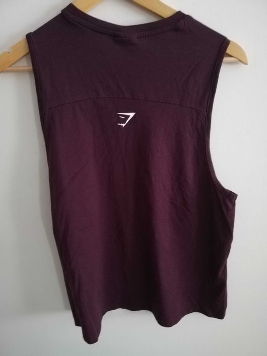 koszulka Gymshark M 38 bordo bokserka m 38 gymshark