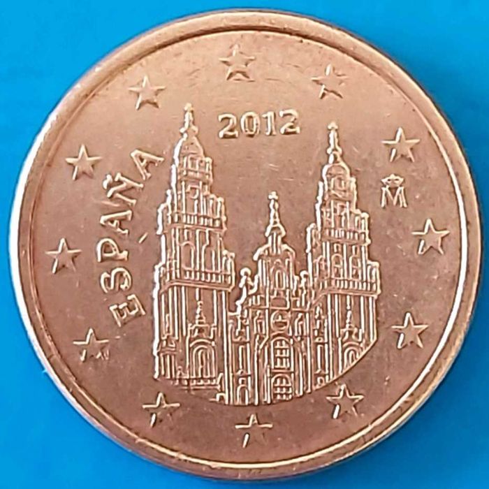 5 Cêntimos de 2012 de Espanha, Santiago de Compostela