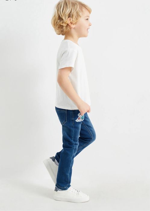 Джинси з мультяшними нашивками Патруль 98 см