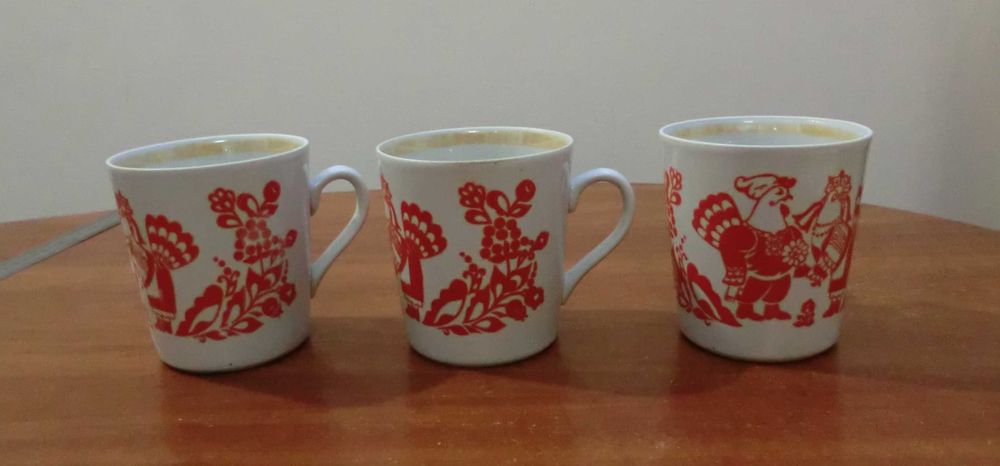 Чашки Півень і курка 400 мл., Довбиш, чашка ссср нові, петух и курица