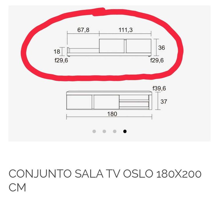 Prateleira de parede nova (assinalada)